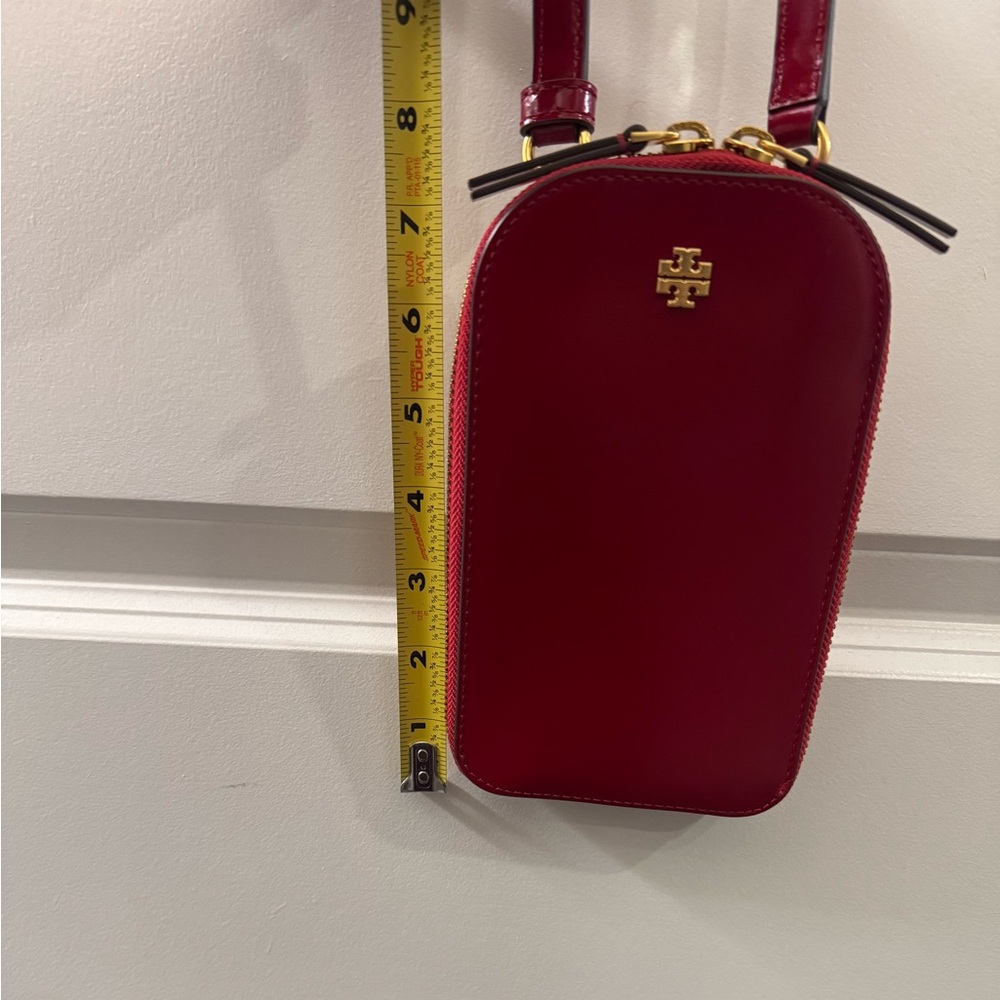 Tory Burch Deep Red Crossbody Phone holder - Picture 3 of 13